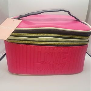 Pink Juicy Couture Travel Makeup Bag
